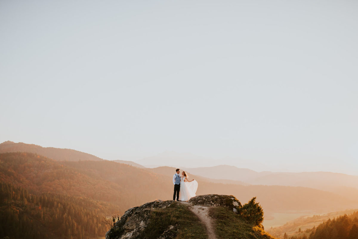 Sesja Ślubna Przełęcz pod Tokarnią, Plener Ślubny Pieniny, Fotografia Ślubna Warszawa, Sesja  w górach