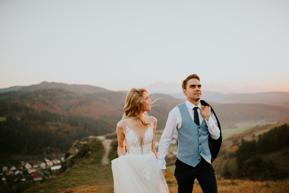 Sesja Ślubna Przełęcz pod Tokarnią, Plener Ślubny Pieniny, Fotografia Ślubna Warszawa, Sesja  w górach