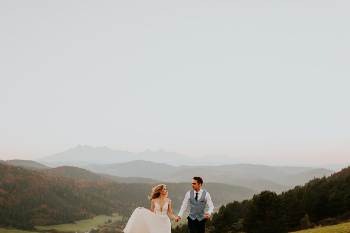 Sesja Ślubna Przełęcz pod Tokarnią, Plener Ślubny Pieniny, Fotografia Ślubna Warszawa, Sesja  w górach