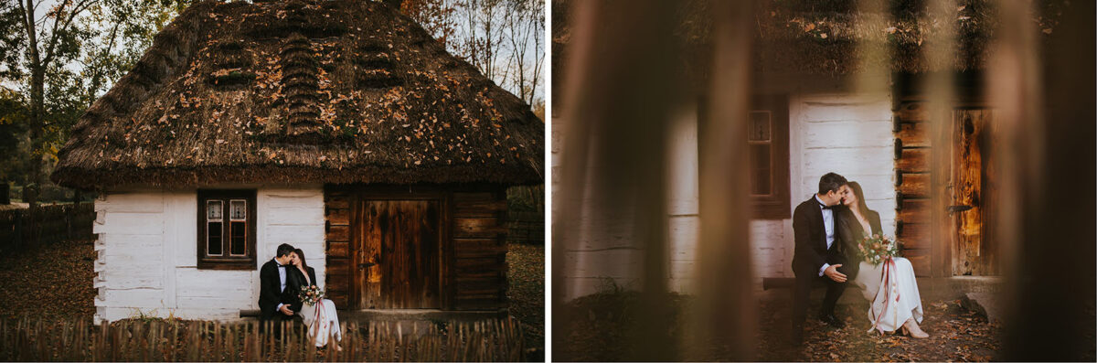 Sesja ślubna w Muzeum Wsi Radomskiej w Radomiu