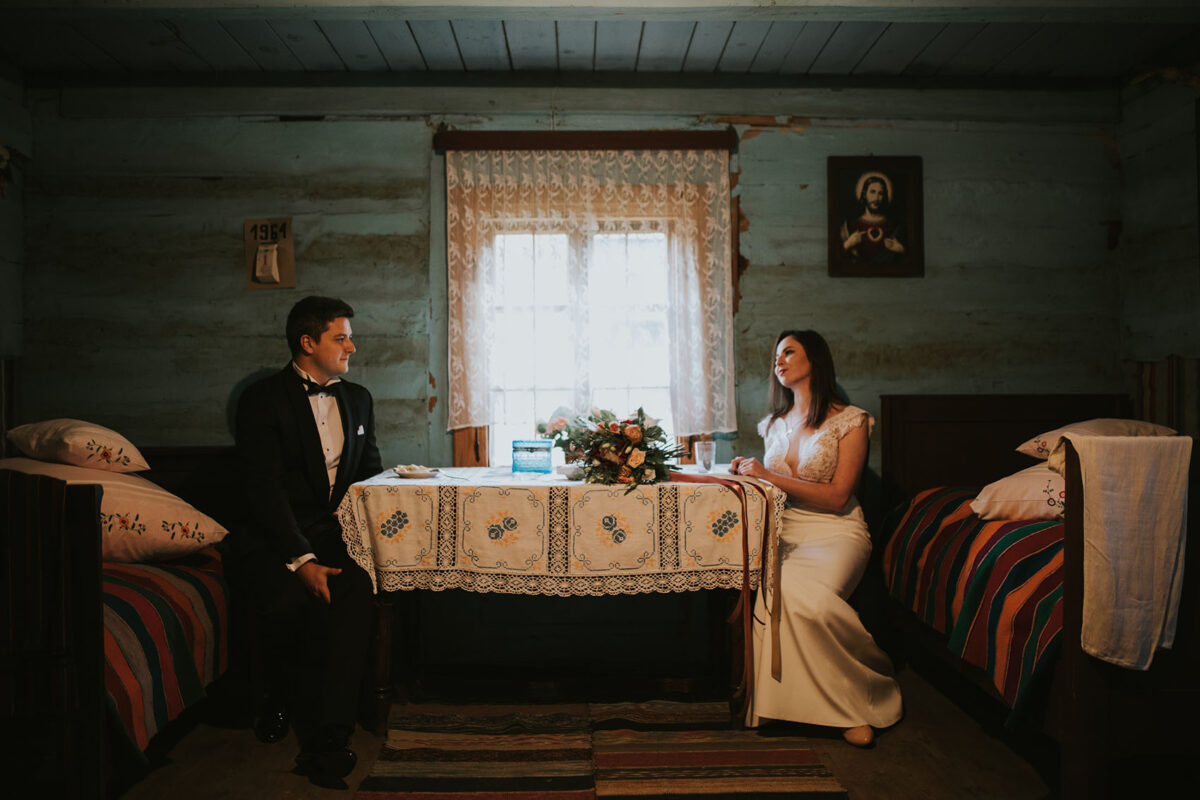 Boho sesja ślubna w Warszawie