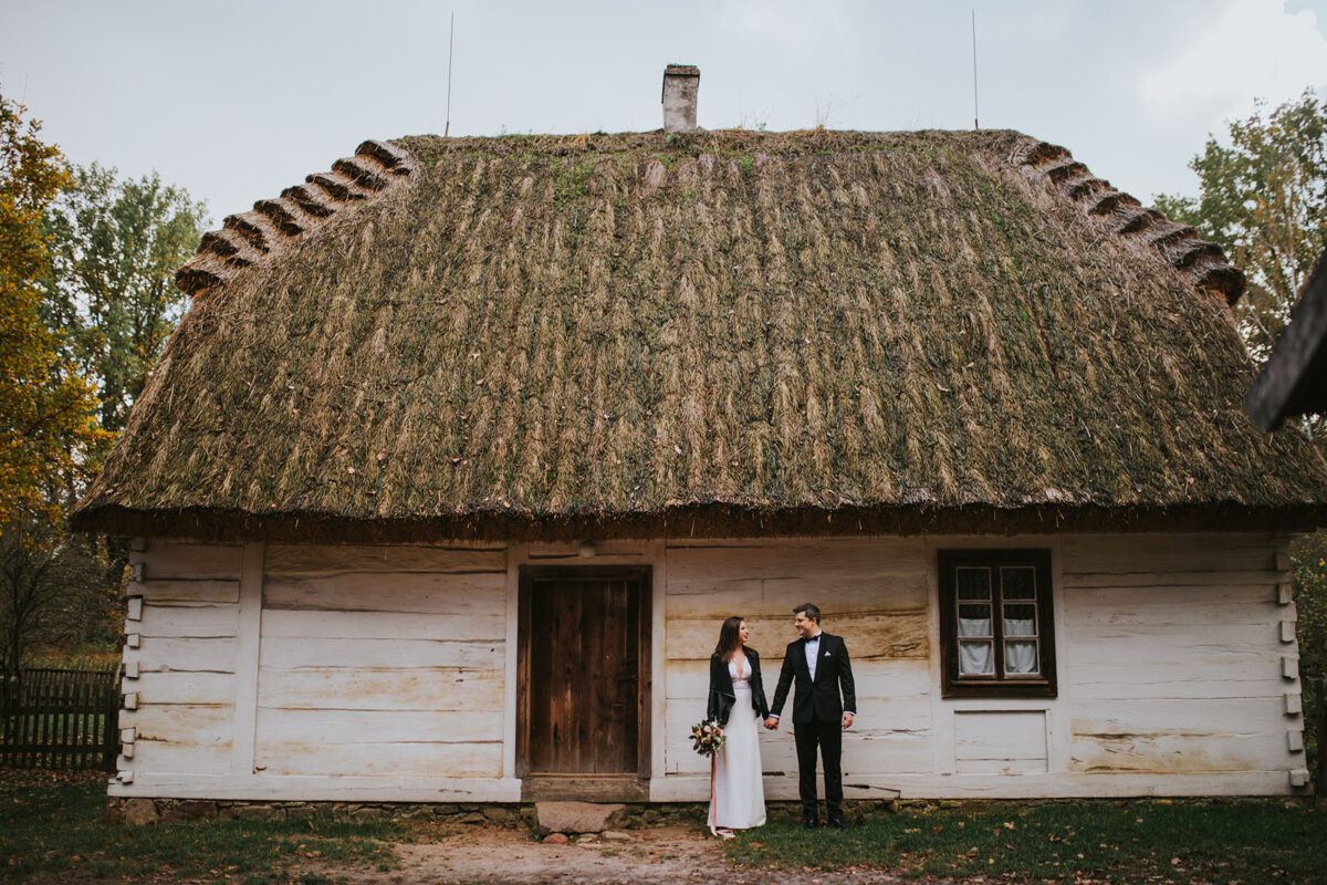 Boho sesja ślubna w Warszawie