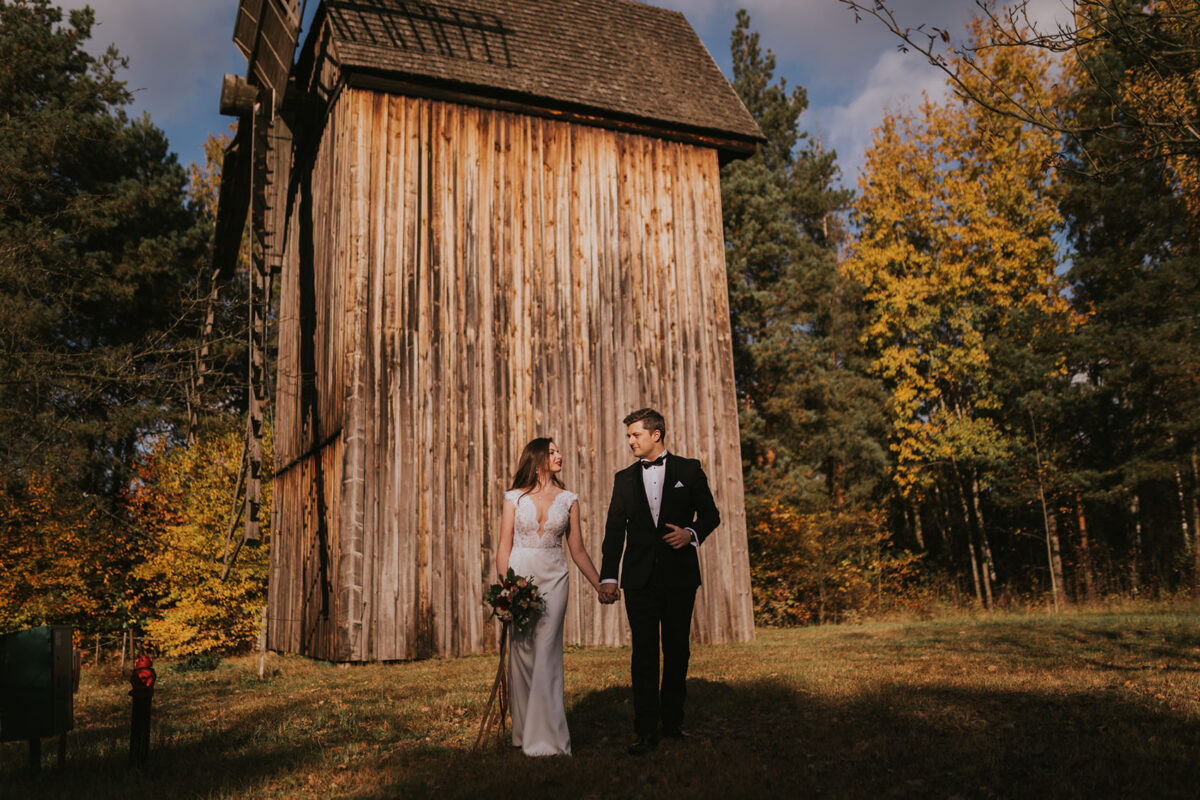 Boho sesja ślubna w Warszawie