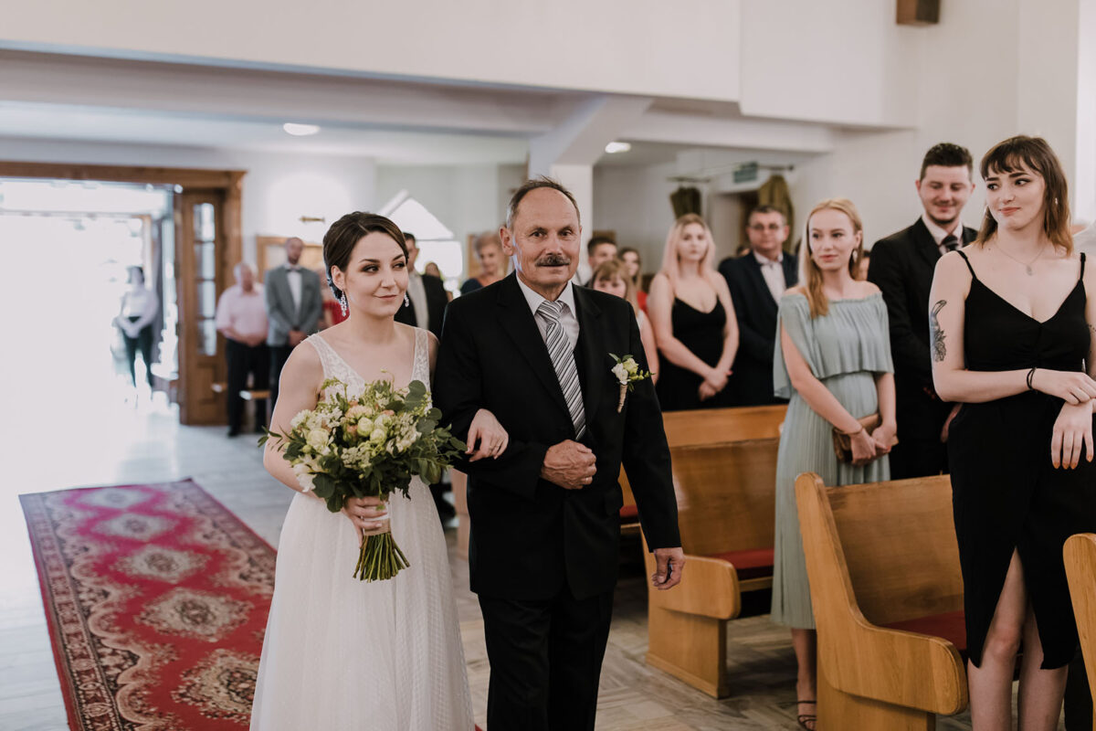 Ślub Rabka-Zdrój, Wesele w Oberwance, ślub w kościele pw, Świętego Brata Alberta