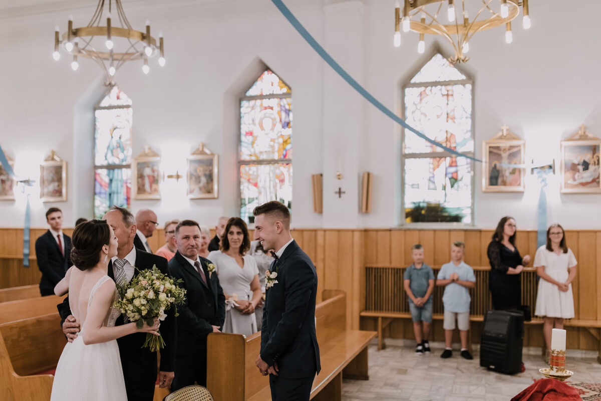 Ślub Rabka-Zdrój, Wesele w Oberwance, ślub w kościele pw, Świętego Brata Alberta