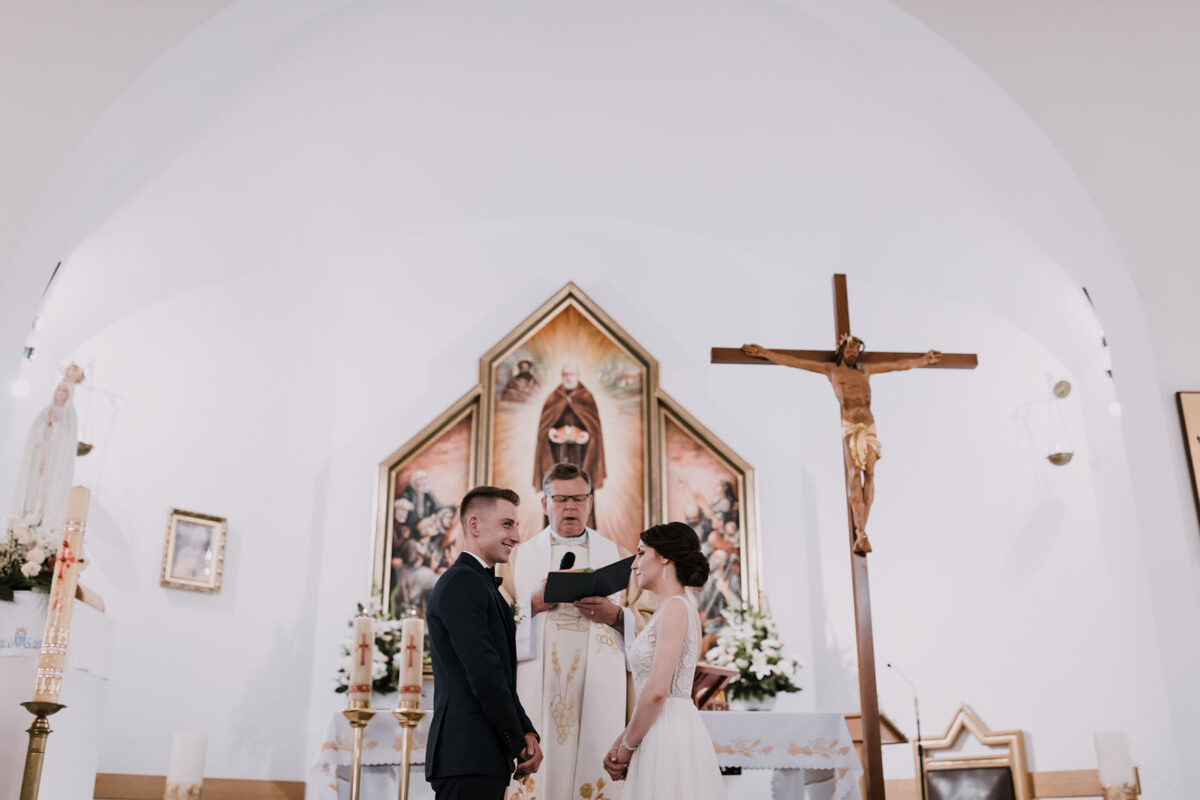 Ślub Rabka-Zdrój, Wesele w Oberwance, ślub w kościele pw, Świętego Brata Alberta