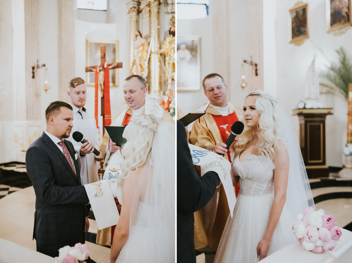 Ślub w Chełmie, Przygotowania ślubne w Dworze Sieraków, Kościół Narodzenia św. Jana Chrzciciela w Chełmie, 