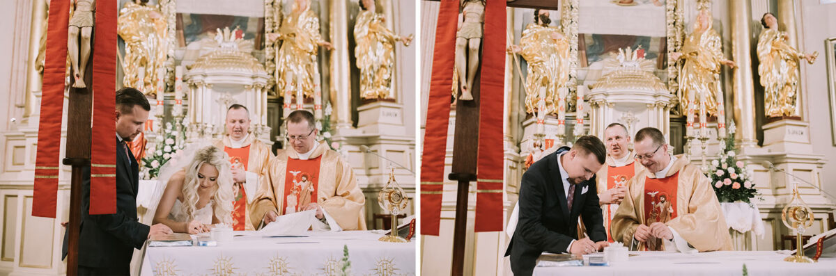 Ślub w Chełmie, Przygotowania ślubne w Dworze Sieraków, Kościół Narodzenia św. Jana Chrzciciela w Chełmie, 