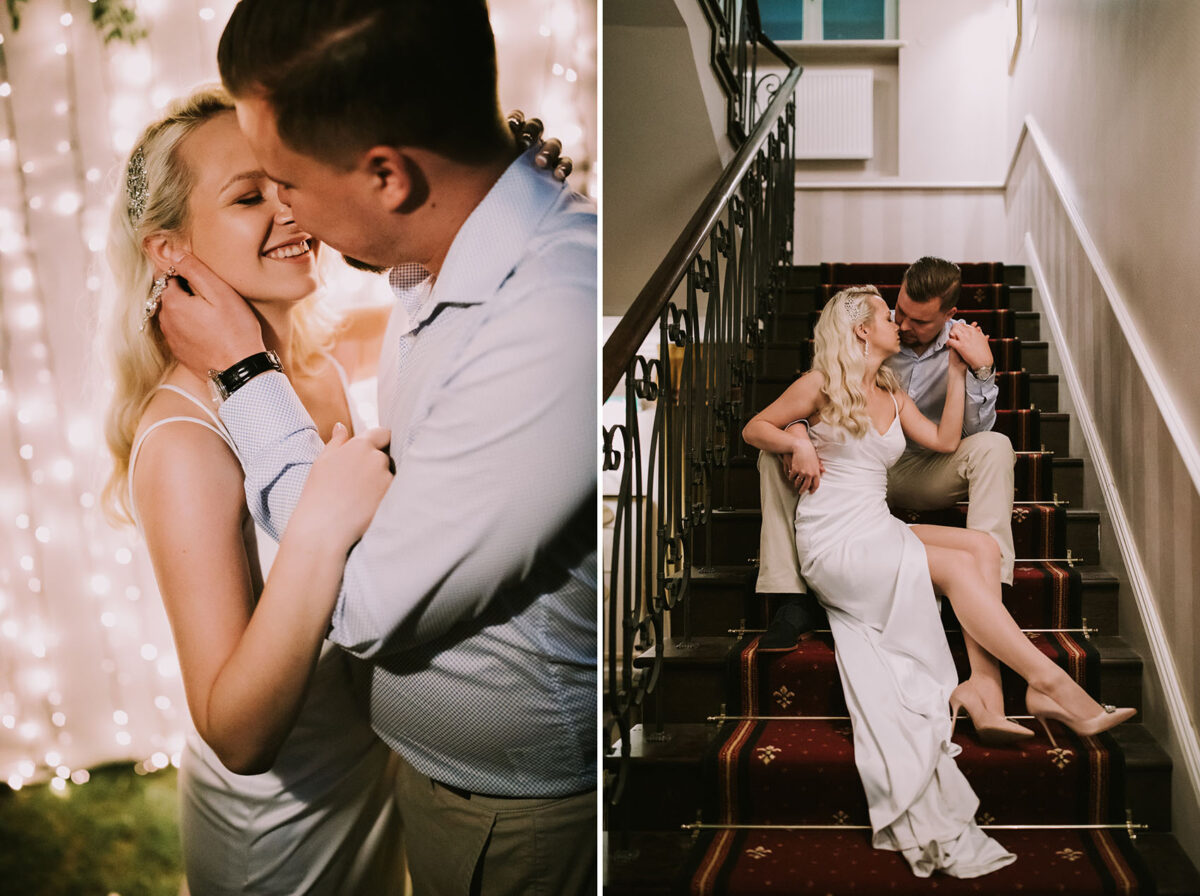 Pierwszy taniec, Wesele w Dworku w Sierakowie Sesja ślubna w trakcie wesela