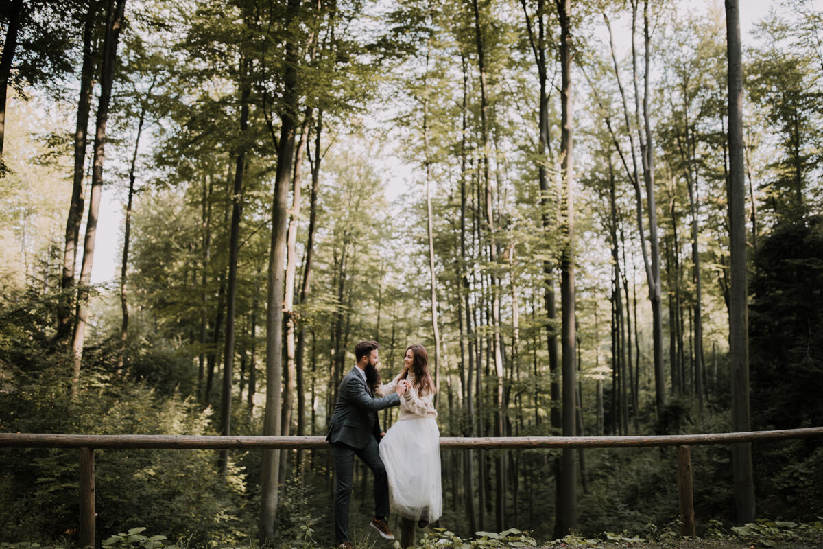 Boho sesja, sesja ślubna Piwniczna Zdrój, rustykalna sesja ślubna