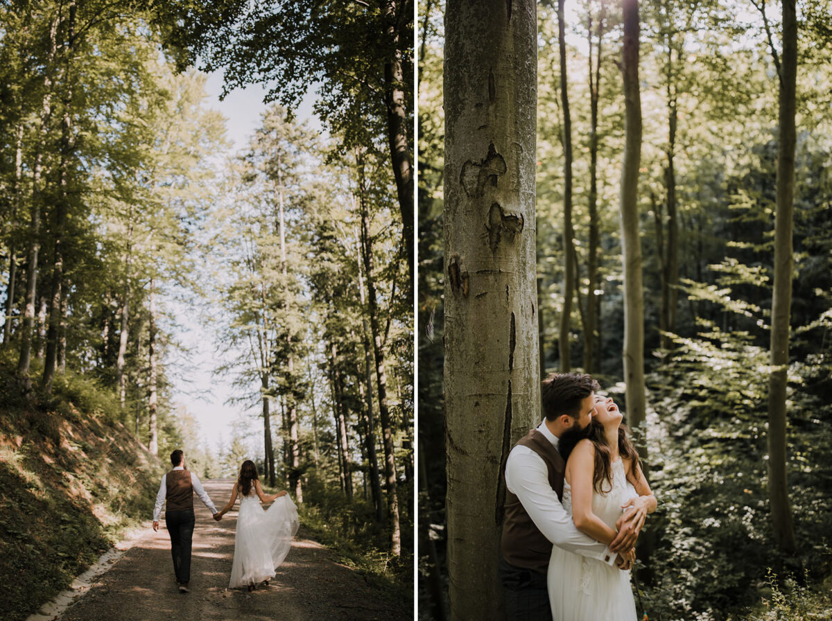 Boho sesja, sesja ślubna Piwniczna Zdrój, rustykalna sesja ślubna