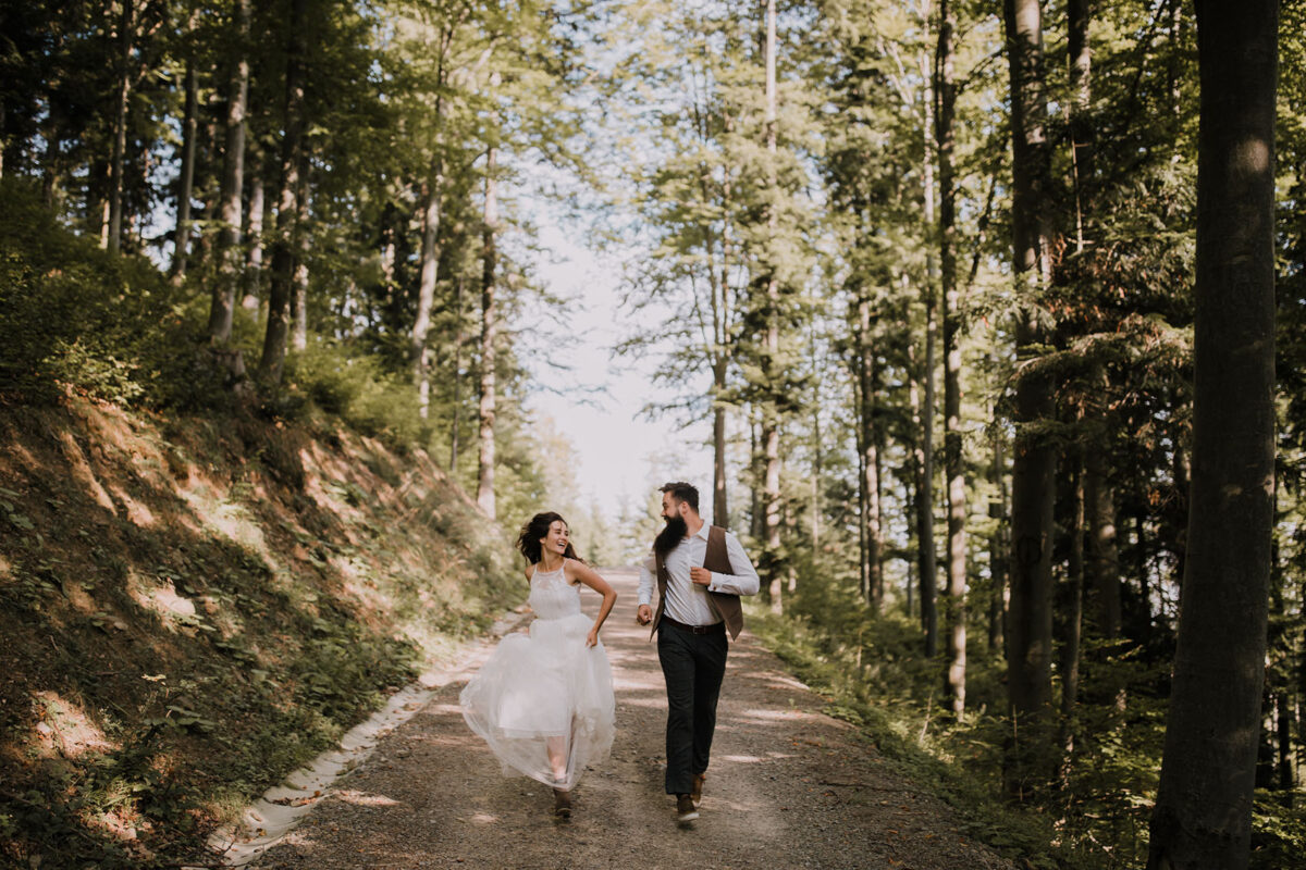 Boho sesja, sesja ślubna Piwniczna Zdrój, rustykalna sesja ślubna