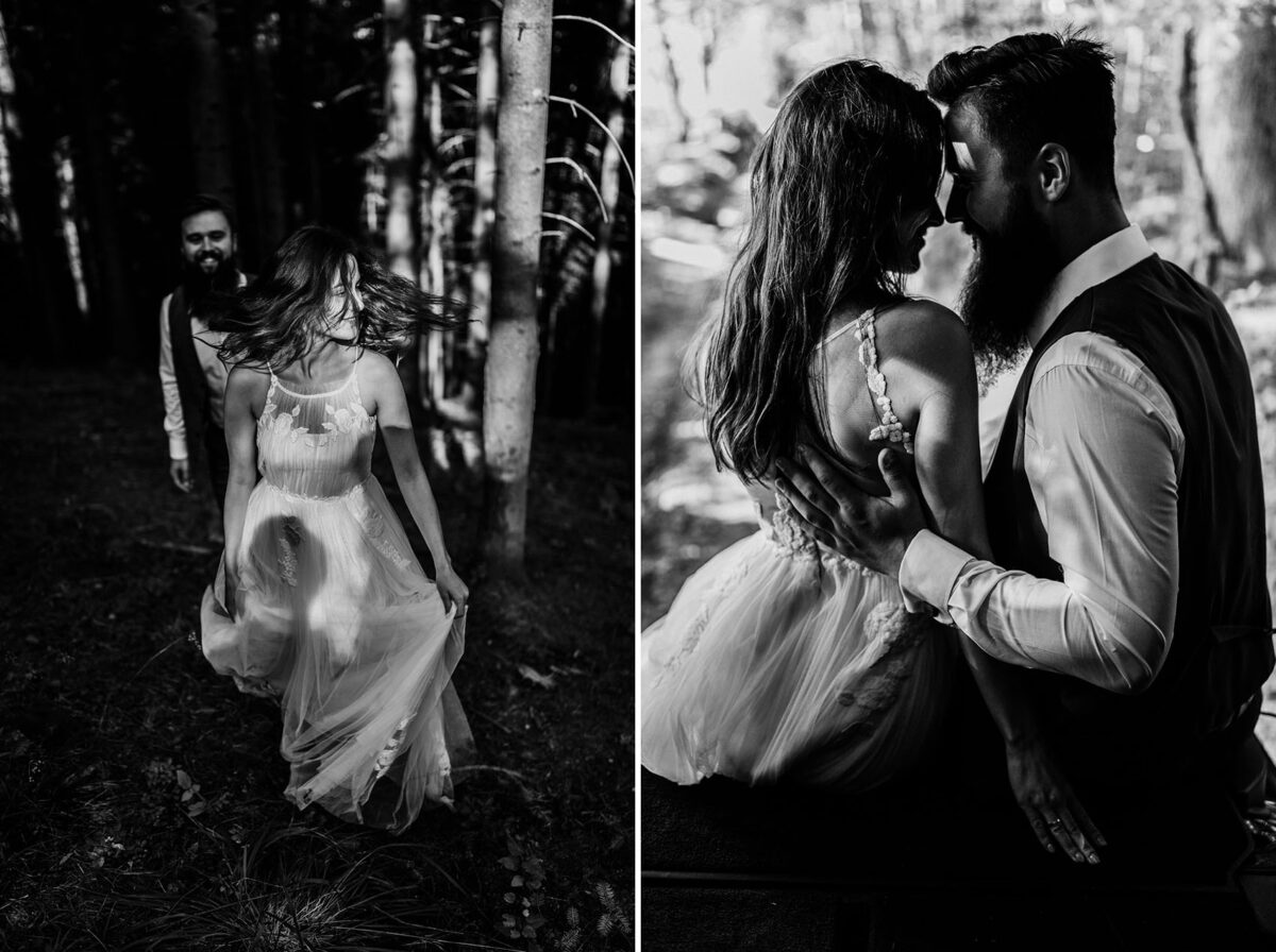 Boho sesja, sesja ślubna Piwniczna Zdrój, rustykalna sesja ślubna