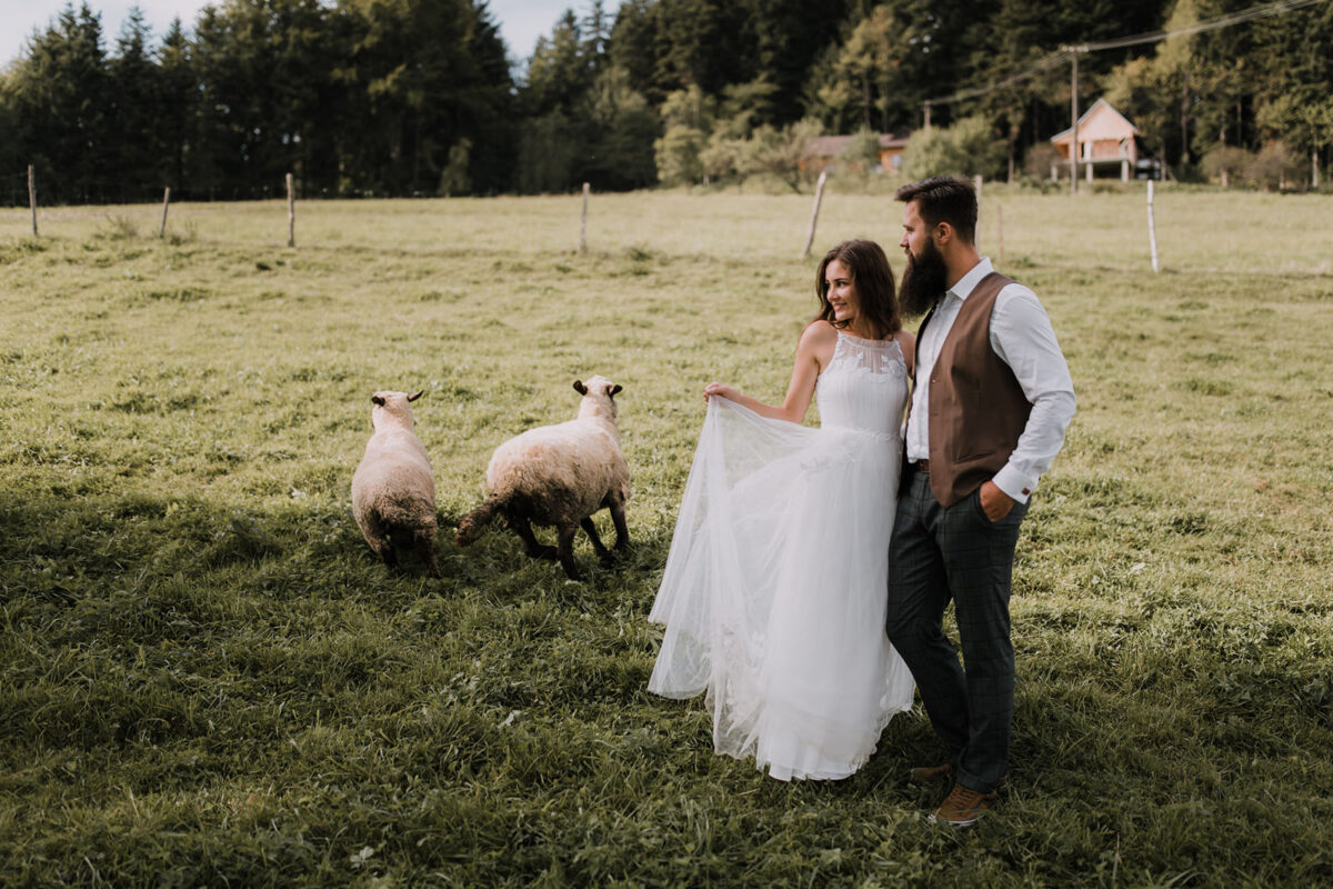 Boho sesja, sesja ślubna Piwniczna Zdrój, rustykalna sesja ślubna