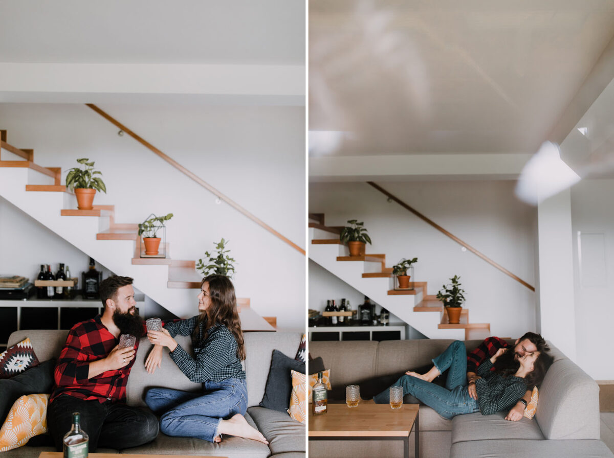 Boho sesja ślubna w Muszynie, sesja ślubna w lesie, rustykalna sesja Rytro