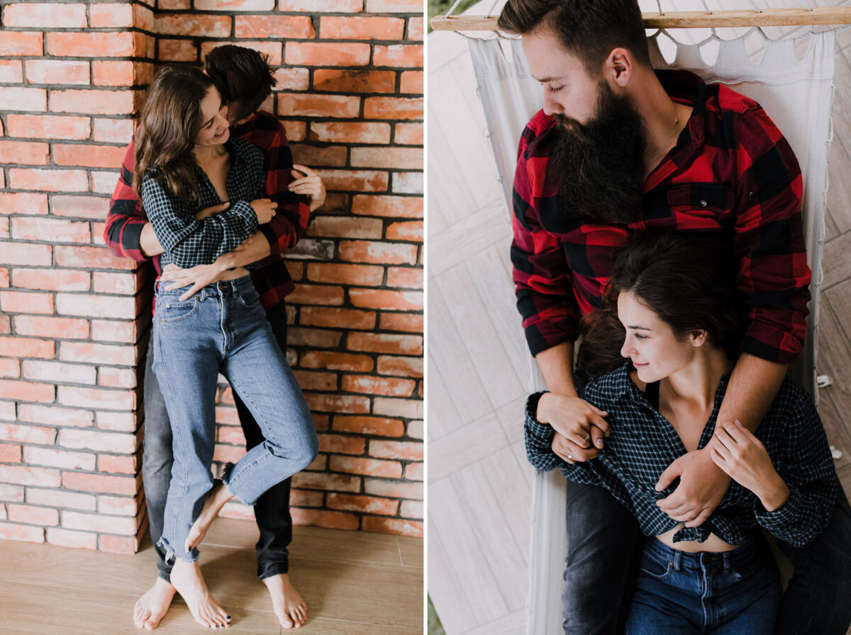 Boho sesja ślubna w Muszynie, sesja ślubna w lesie, rustykalna sesja Rytro