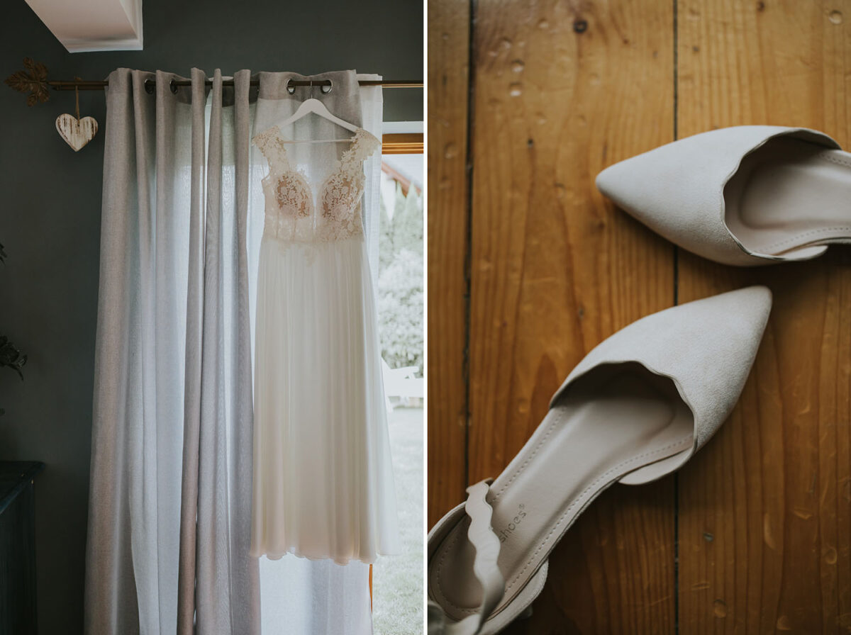 ślub w włoskim stylu, first look w ogrodzie