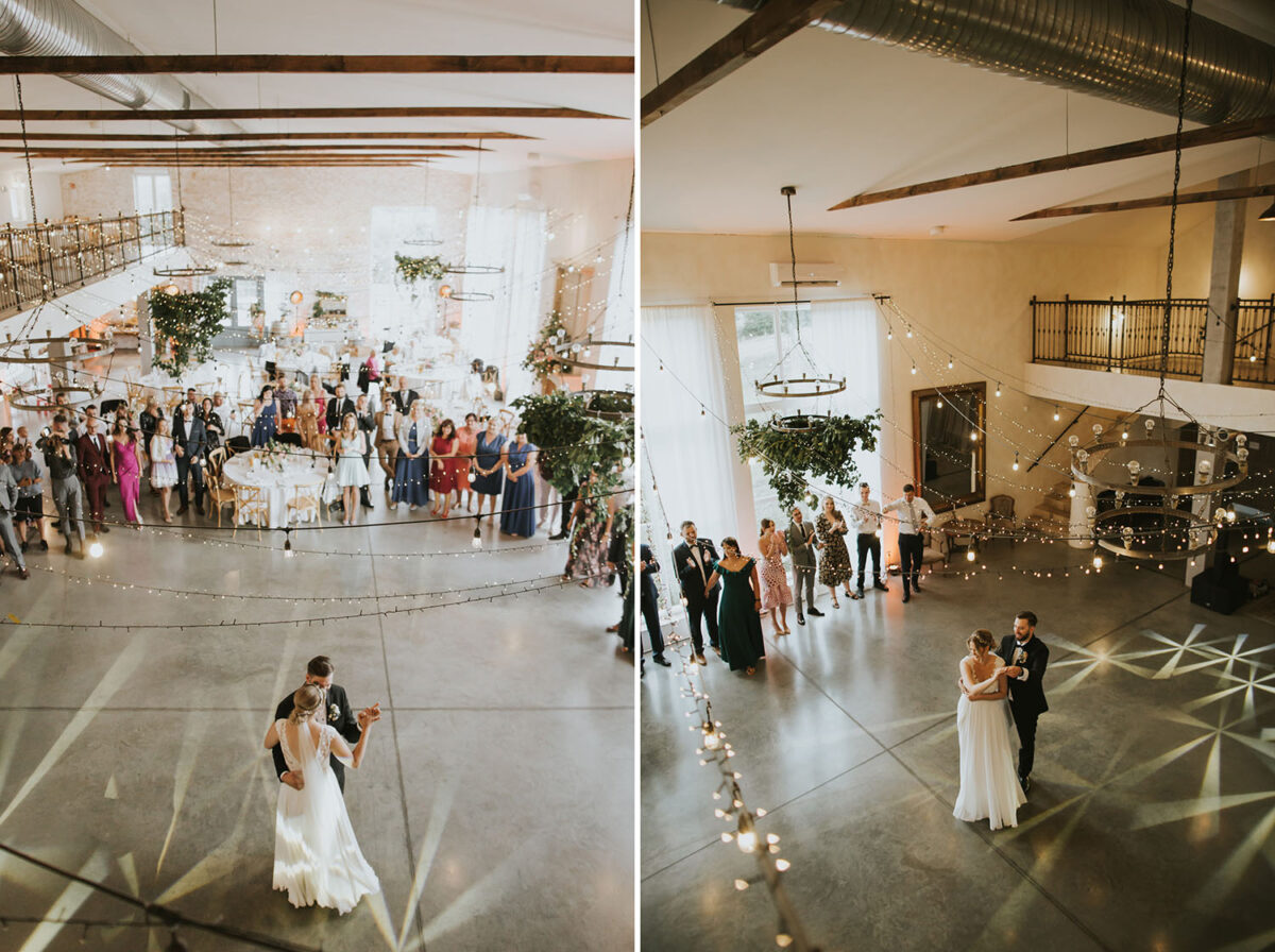 wesele w Villa Love, słodki stół  La Baguette, pierwszy taniec