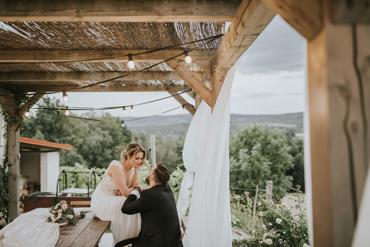 sesja ślubna w Villa Love, toksańskie wesele, wesele w Villa Love,