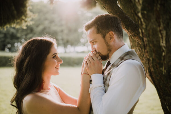 sesja ślubna w rustykalnym stylu, sesja ślubna boho, sesja ślubna w domu