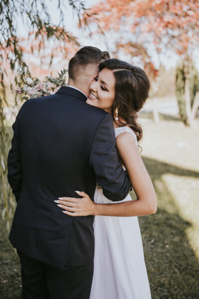 sesja ślubna golden hour, sesja ślubna w mieście, portrety