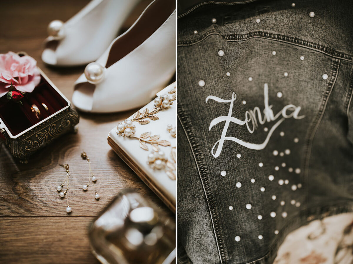 ślub w Rabce-Zdrój, first look w ogrodzie, kościół pw. św. Teresy od Dzieciątka Jezus