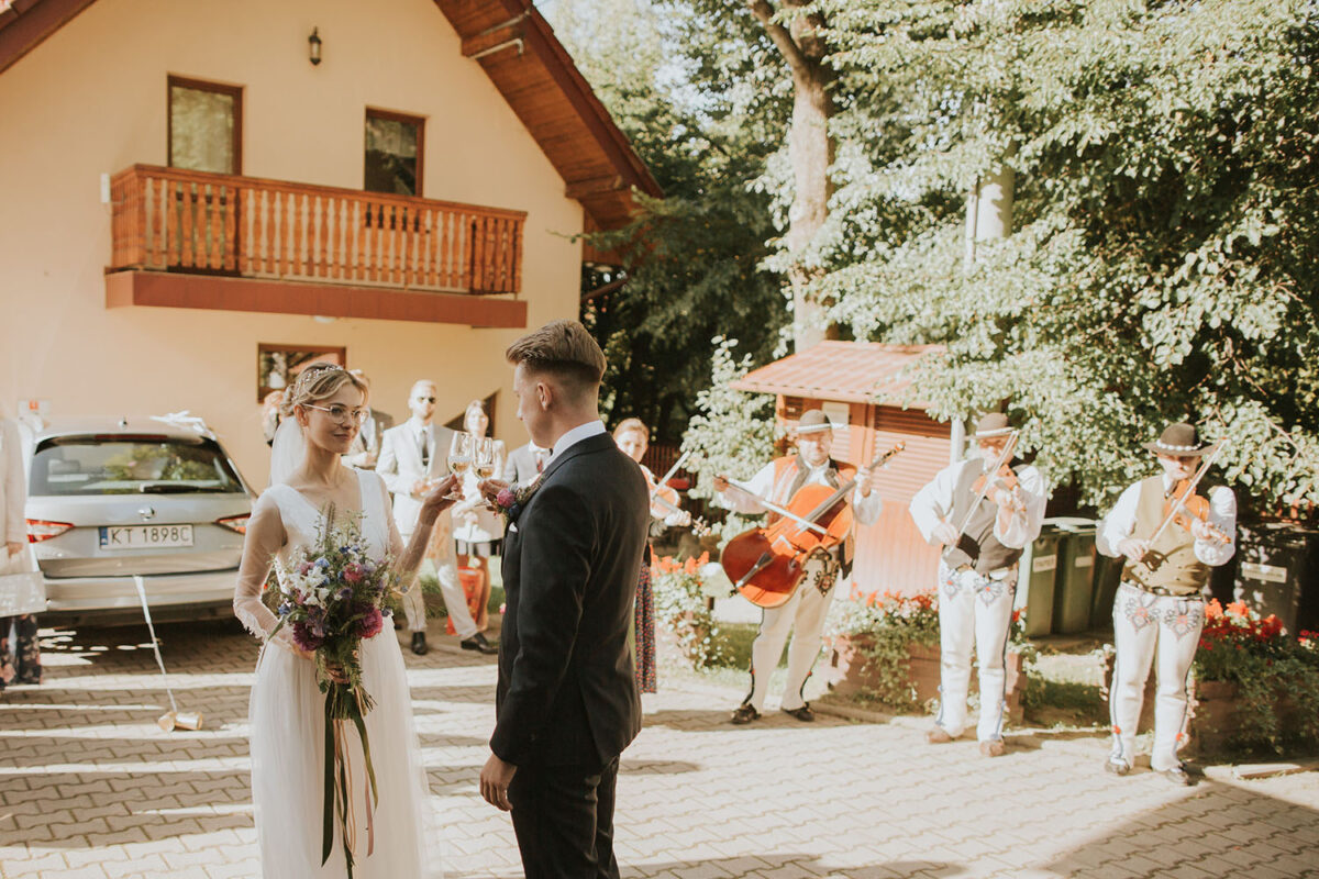 ślub w Rabce-Zdrój, wesele w ogrodzie, wesele pod namiotami, wesele w domu rodzinnym