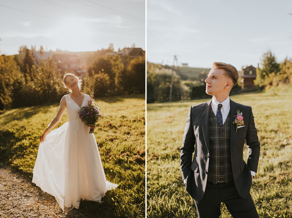 ślub w Rabce-Zdrój, wesele w ogrodzie, wesele pod namiotami, wesele w domu rodzinnym