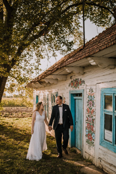 sesja ślubna golden hour, sesja ślubna w mieście, portrety