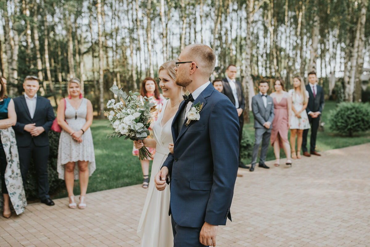 ślub Dwór Złotopolska Dolina, ślub cywilny w ogrodzie