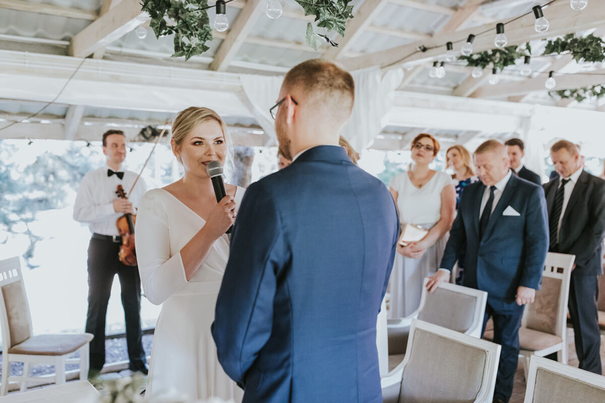 ślub Dwór Złotopolska Dolina, ślub cywilny w ogrodzie