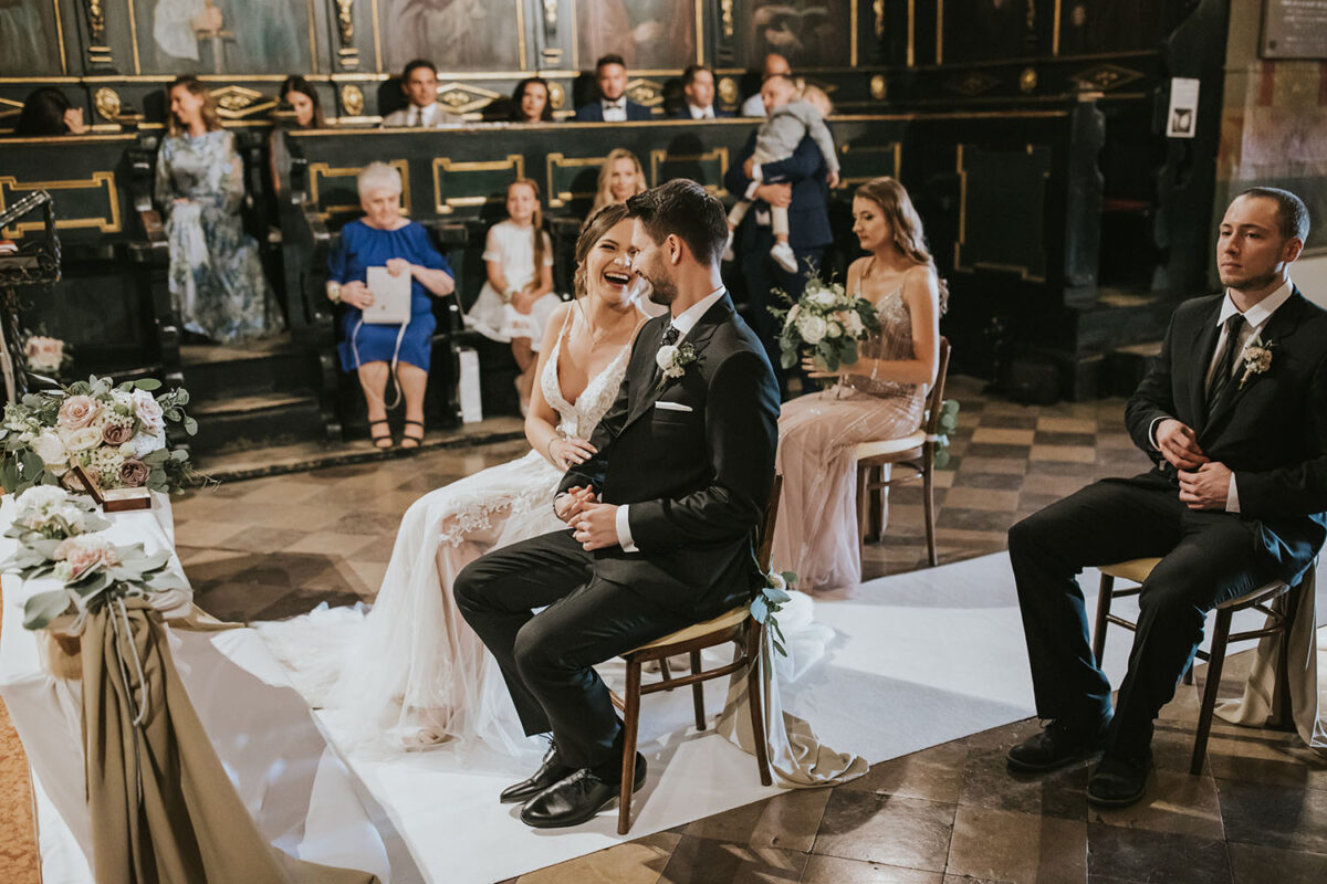 ślub w kościele pw. Wniebowzięcia NMP w Proszowicach, ślub pod Krakowem