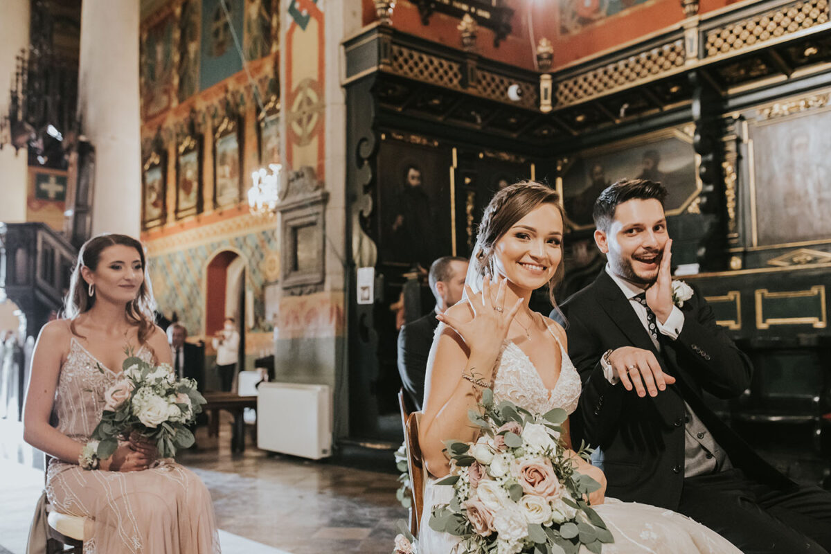 ślub w kościele pw. Wniebowzięcia NMP w Proszowicach, ślub pod Krakowem