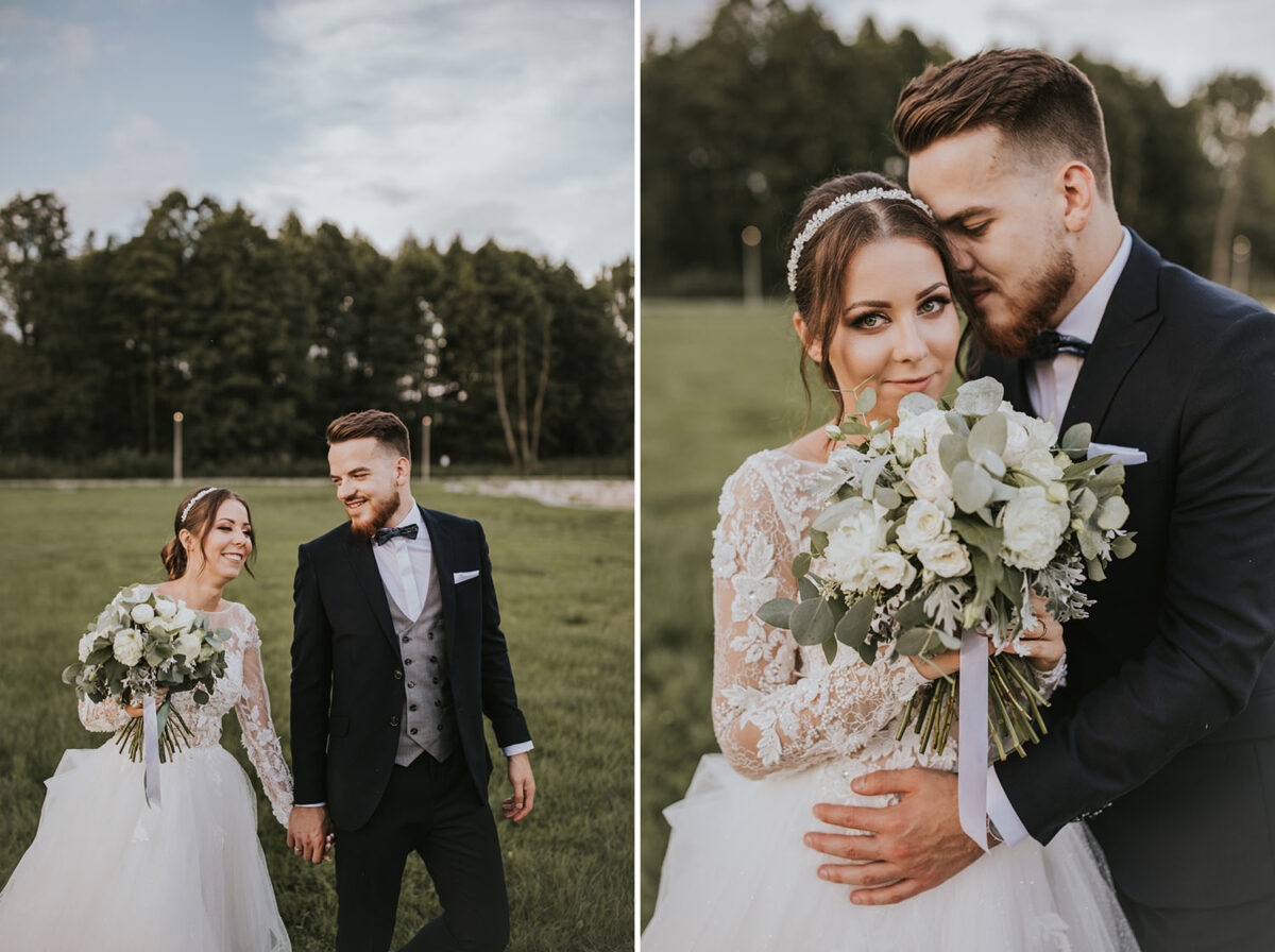 wesele w Kielcach, wesele w Szafranowym Dworze, sesja w dniu ślubu