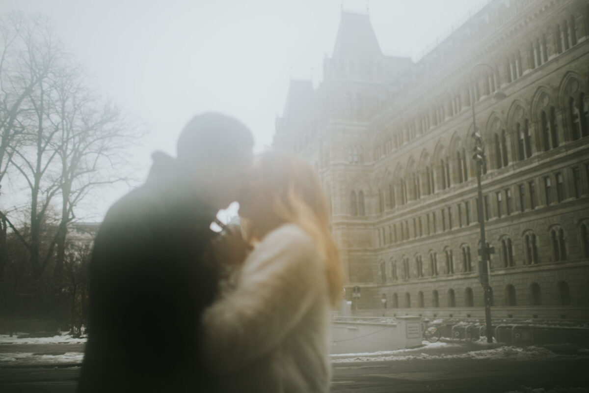 sesja ślubna zimą, sesja ślubna w Wiedniu, sesja ślubna za granicą