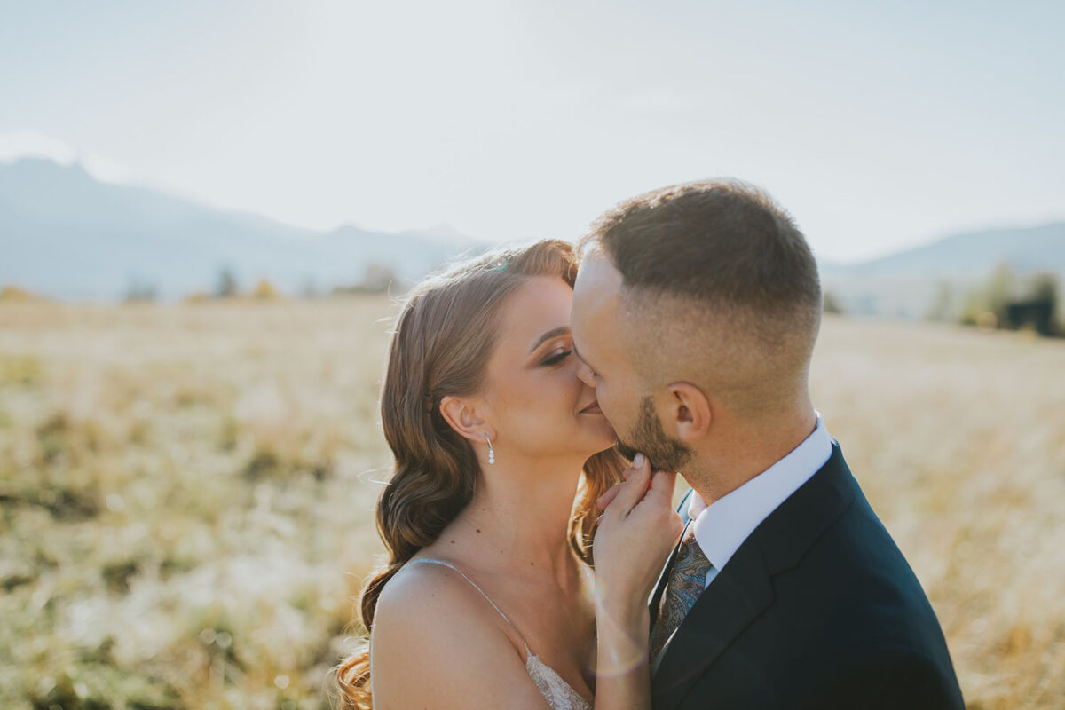 sesja ślubna w górach, sesja ślubna w Tatrach, hollywoodzkie fale