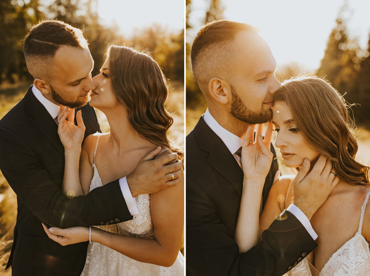 sesja ślubna w górach, sesja ślubna w Tatrach, suknia ślubna Carolina Prestige