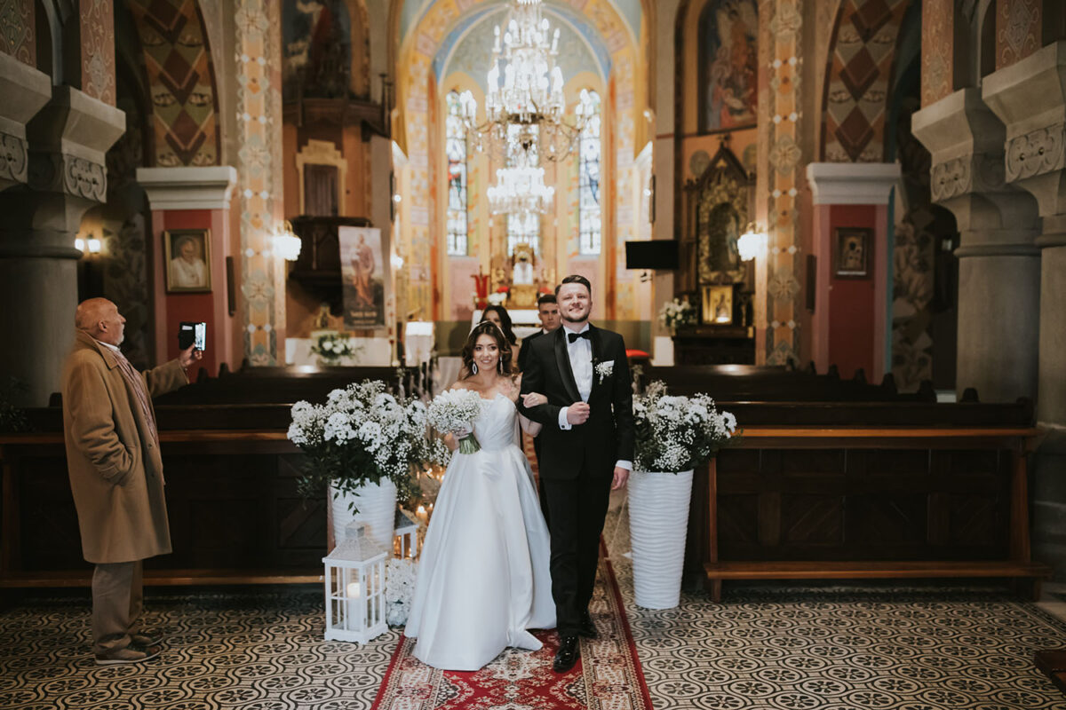 Willa Podlesie, wesele w Willi Podlesie, pierwszy taniec w chmurach