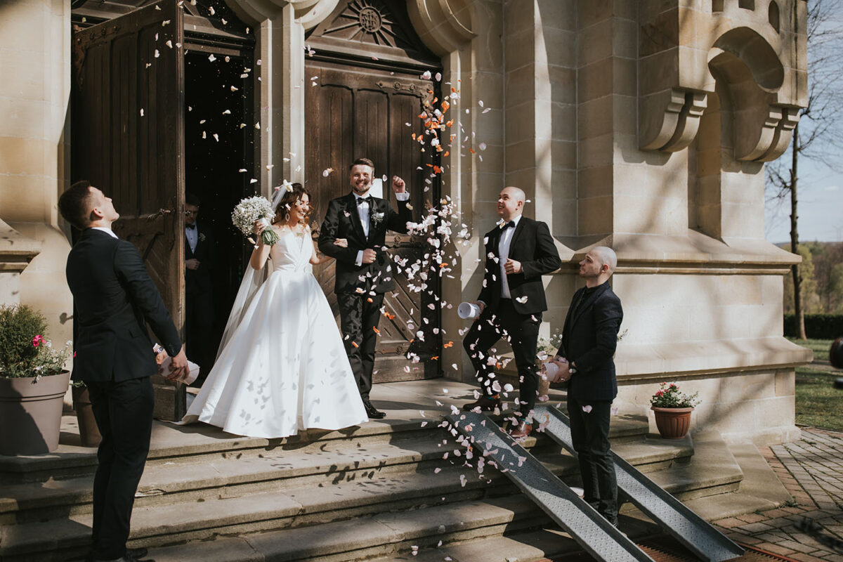 Willa Podlesie, wesele w Willi Podlesie, pierwszy taniec w chmurach