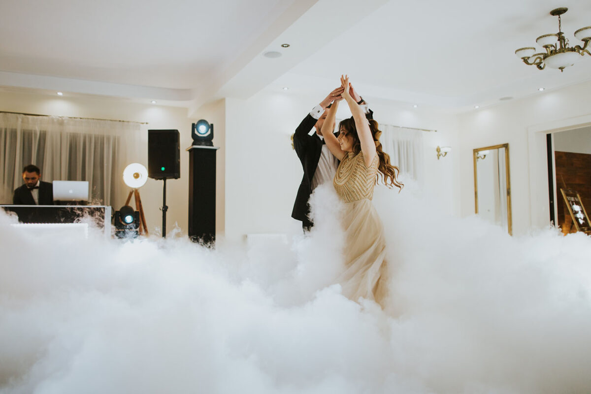 Willa Podlesie, wesele w Willi Podlesie, pierwszy taniec w chmurach