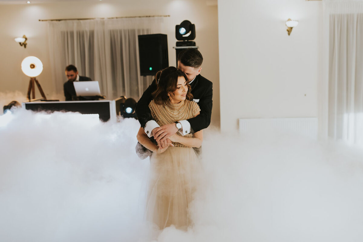 Willa Podlesie, wesele w Willi Podlesie, pierwszy taniec w chmurach