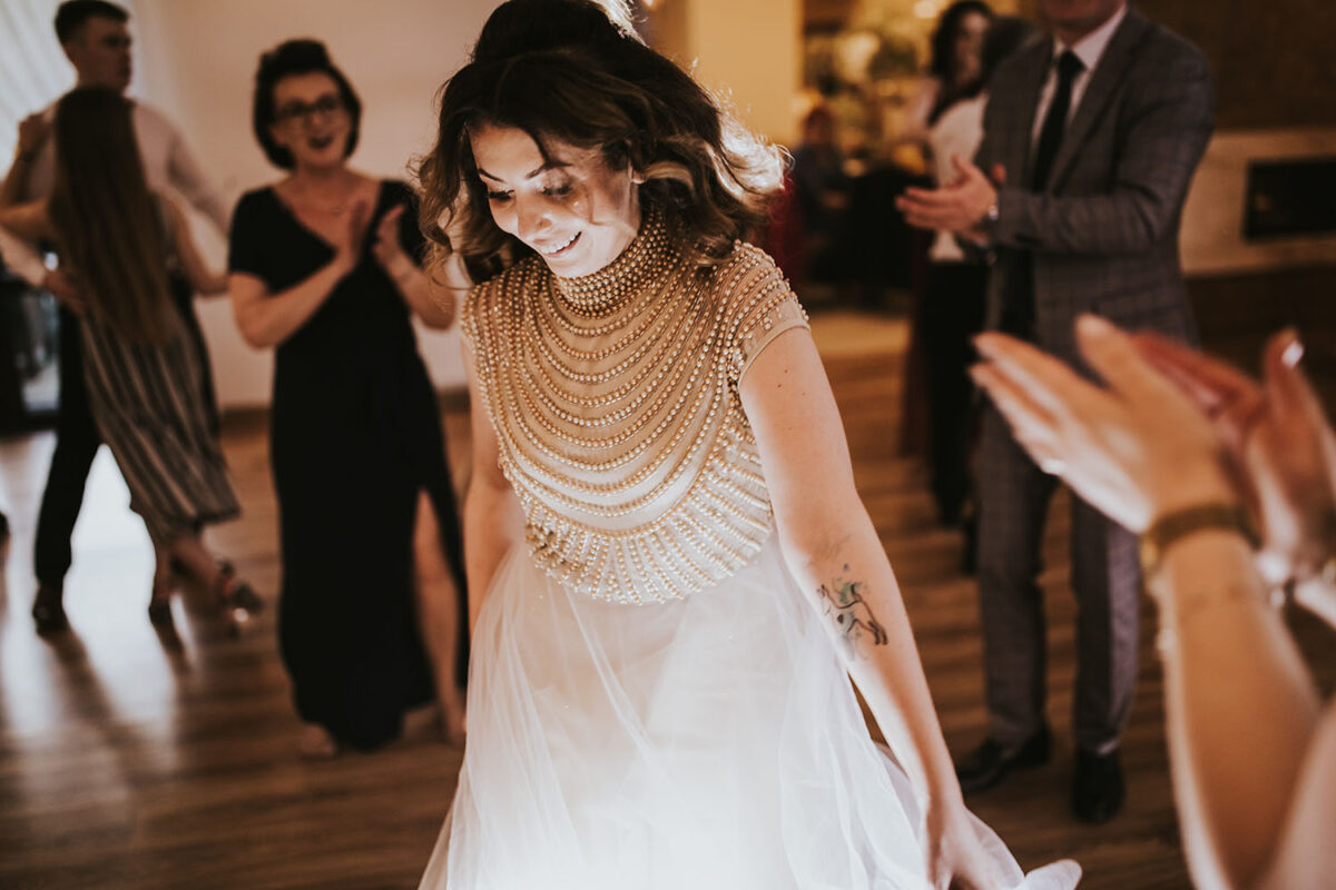 Willa Podlesie, wesele w Willi Podlesie, pierwszy taniec w chmurach