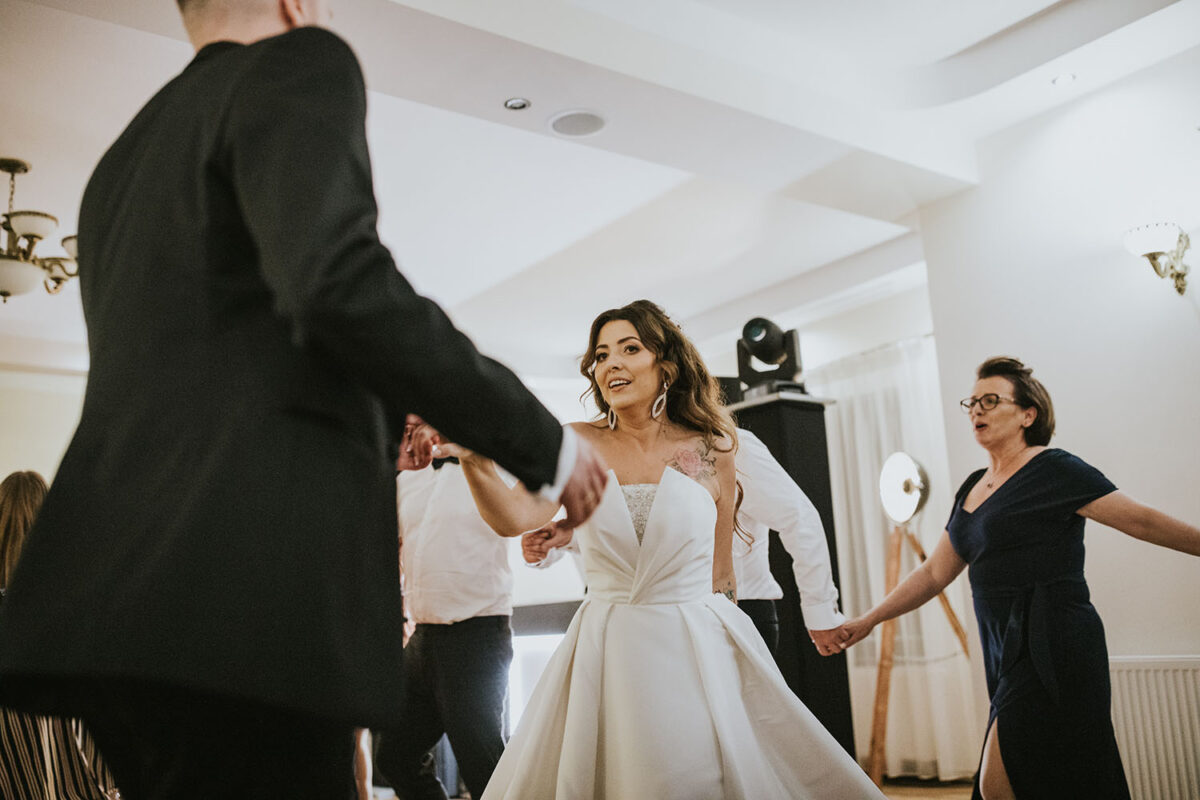 Willa Podlesie, wesele w Willi Podlesie, pierwszy taniec w chmurach