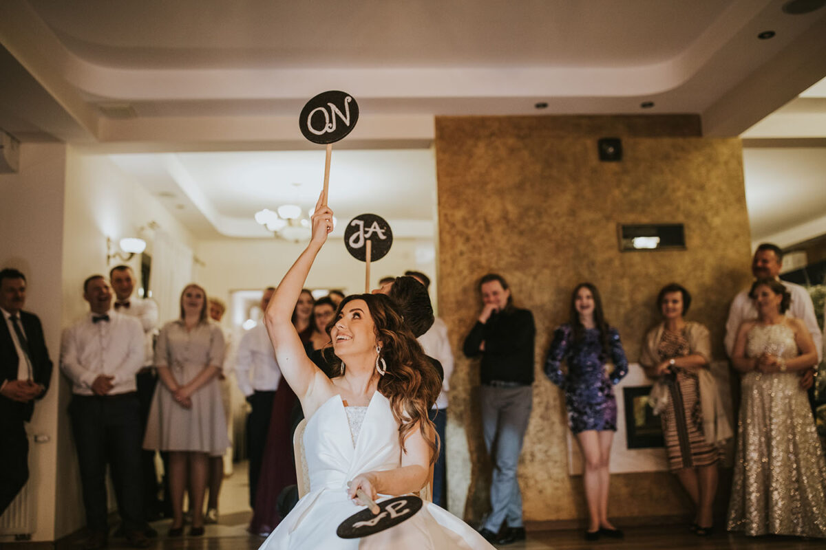 Willa Podlesie, wesele w Willi Podlesie, pierwszy taniec w chmurach