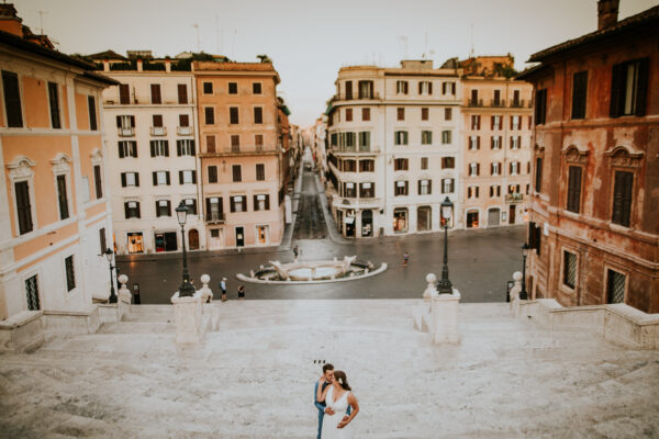 sesja ślubna w Rzymie, ślub w Rzymie, romantyczna sesja w Rzymie