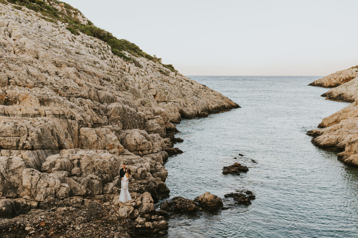 wschód słońca na Zakynthos, sesja ślubna na Zakyntos, sesja ślubna o wschodzie słońca