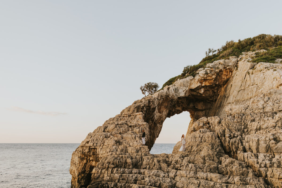 wschód słońca na Zakynthos, sesja ślubna na Zakyntos, sesja ślubna o wschodzie słońca
