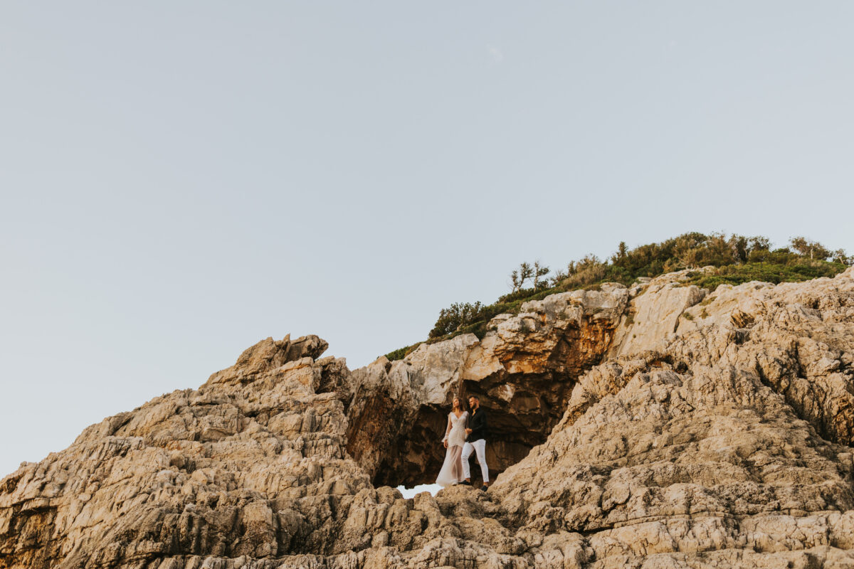 wschód słońca na Zakynthos, sesja ślubna na Zakyntos, sesja ślubna o wschodzie słońca