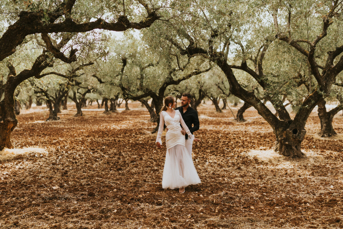sesja ślubna Zakynthos, sesja ślubna za granicą, suknia ślubna Promariage Kielce