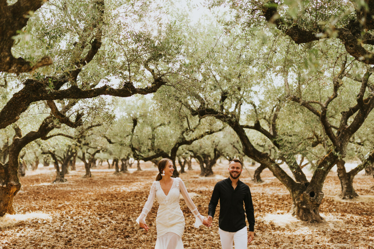sesja ślubna Zakynthos, sesja ślubna za granicą, suknia ślubna Promariage Kielce